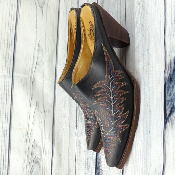 Charlie 1 Horse Mayela Slide By Lucchese Show Size 8 - Picture 4 of 11